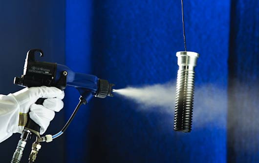 Pintura Eletrostática em Componentes Elétricos